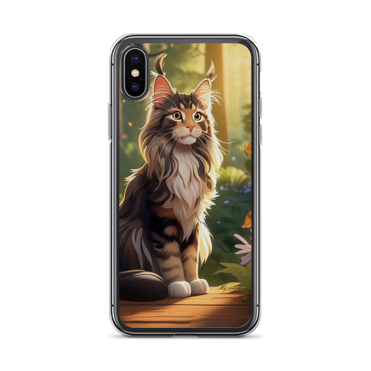 PugMug Custom Tabby Maine Coon Cat iPhone Case