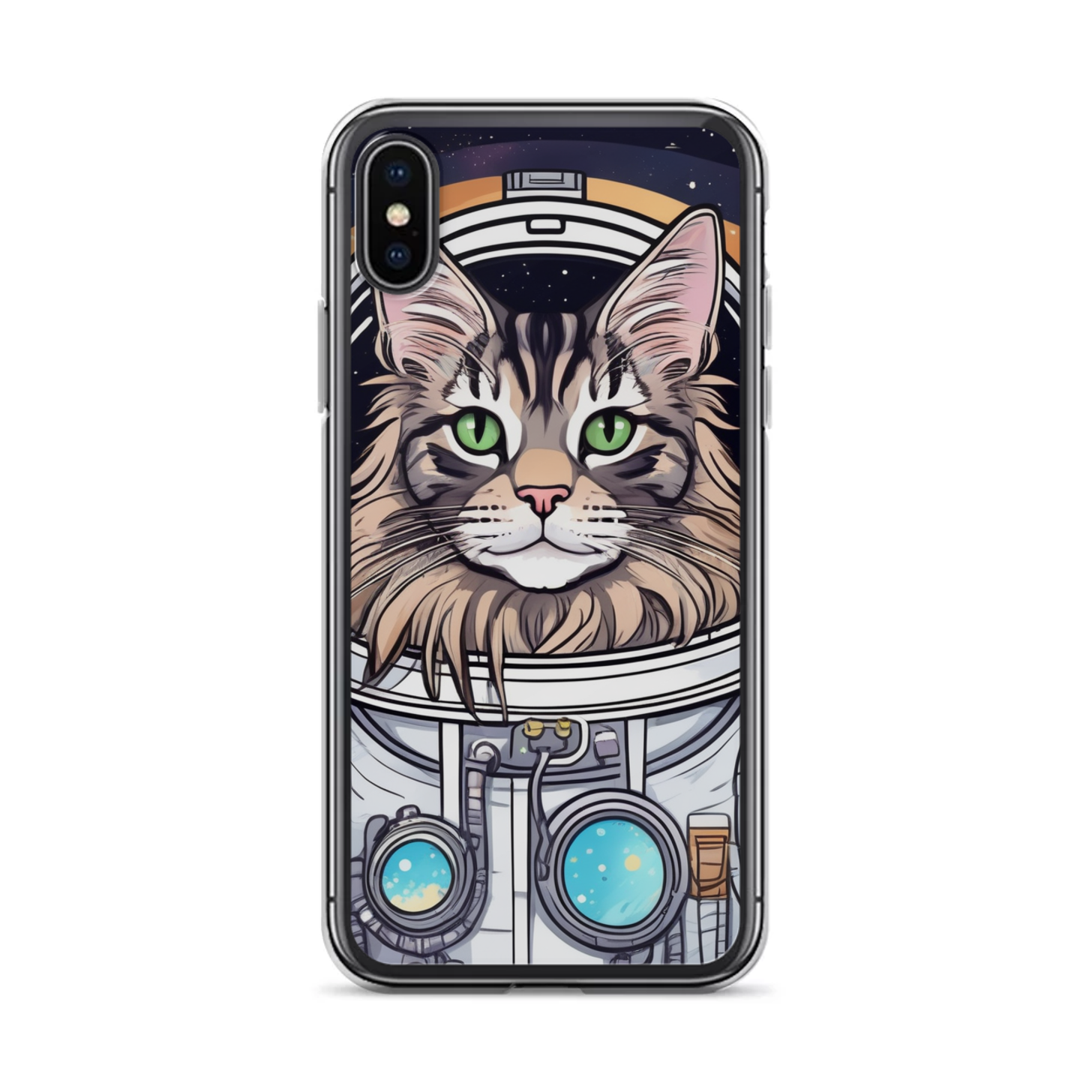 PugMug Custom Tabby Maine Coon Cat iPhone Case