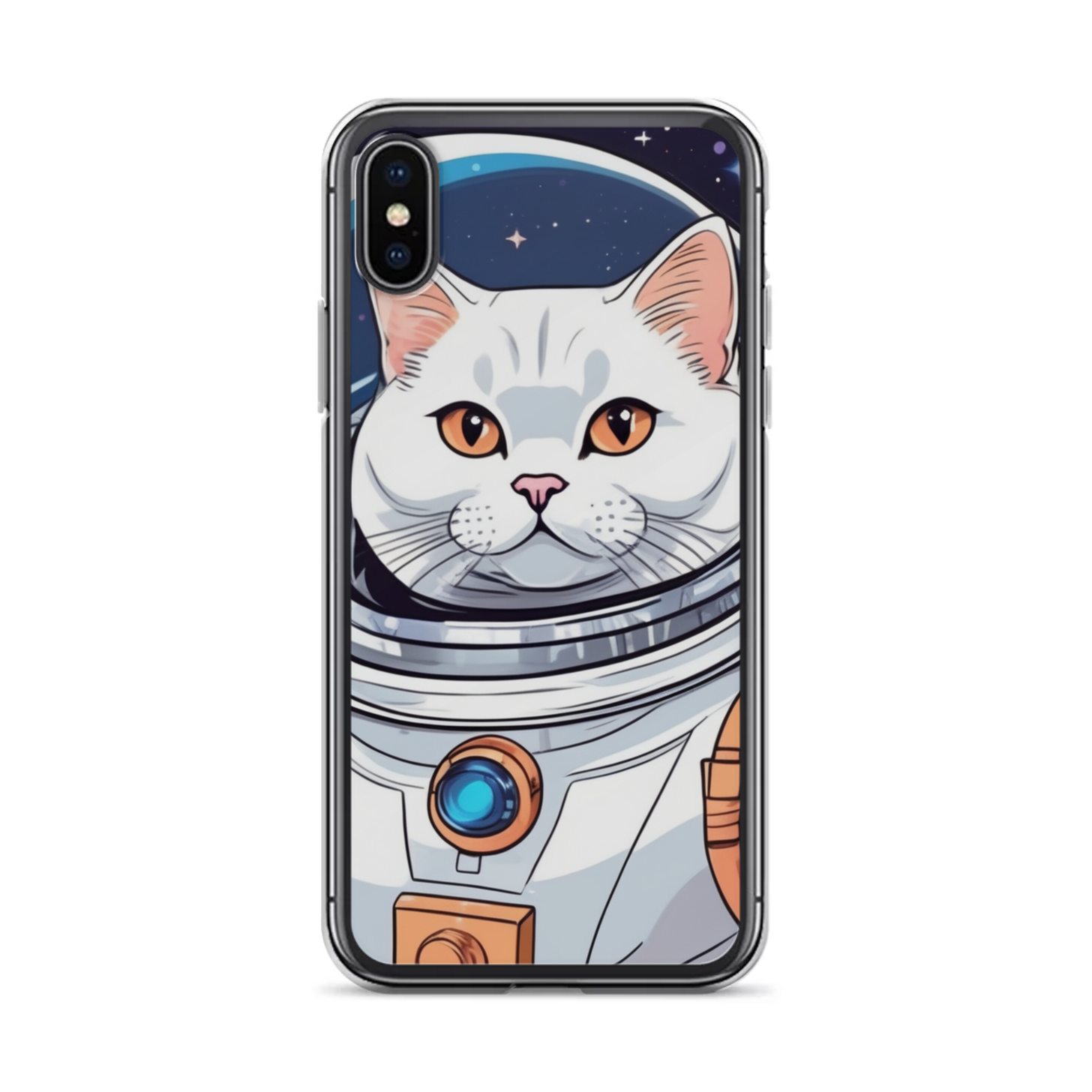 PugMug Custom White British Shorthair Cat iPhone Case