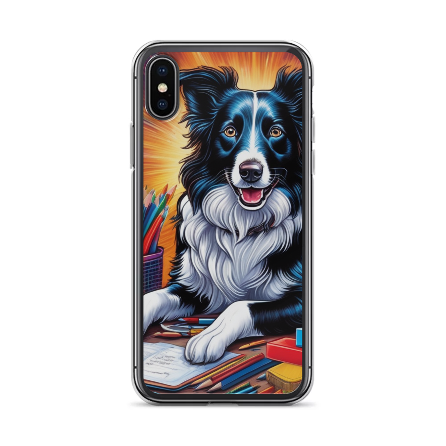 PugMug Custom Border Collie iPhone Case