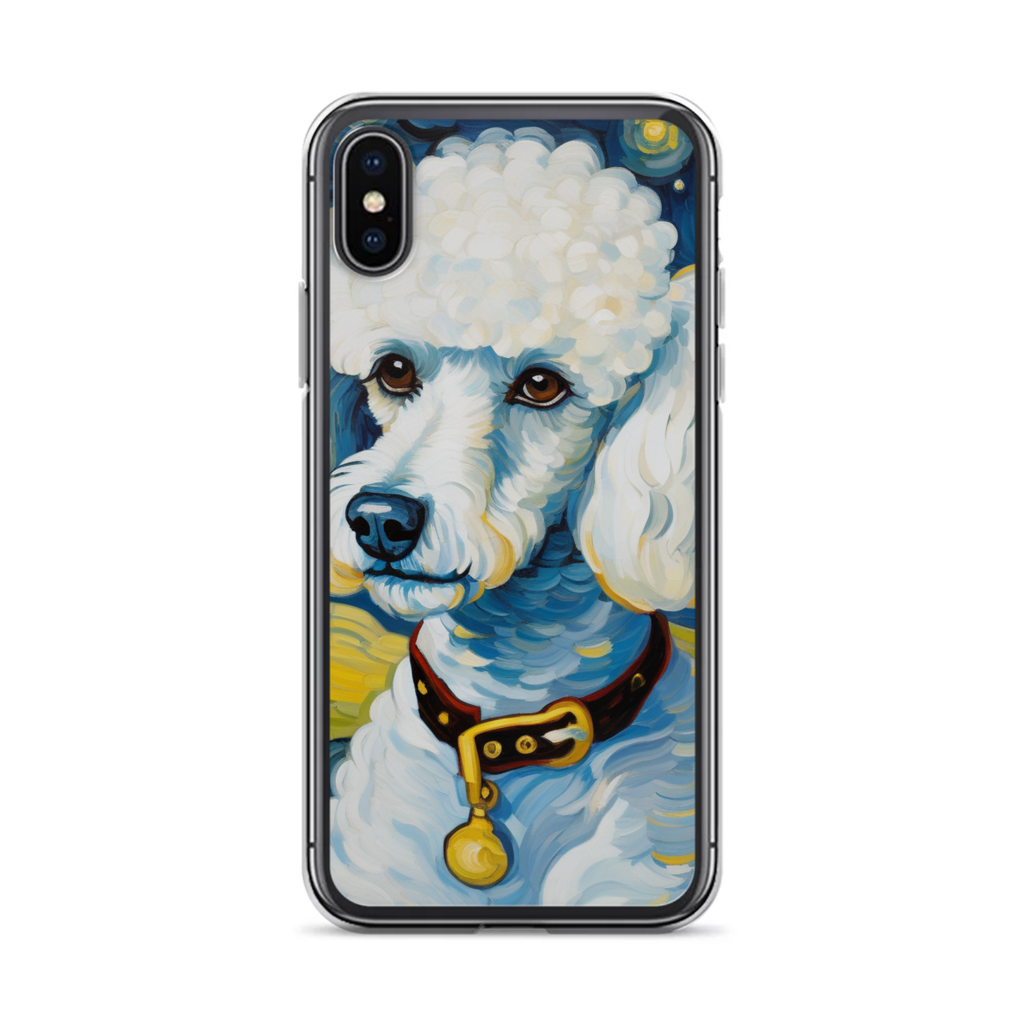 PugMug Custom White Poodle iPhone Case