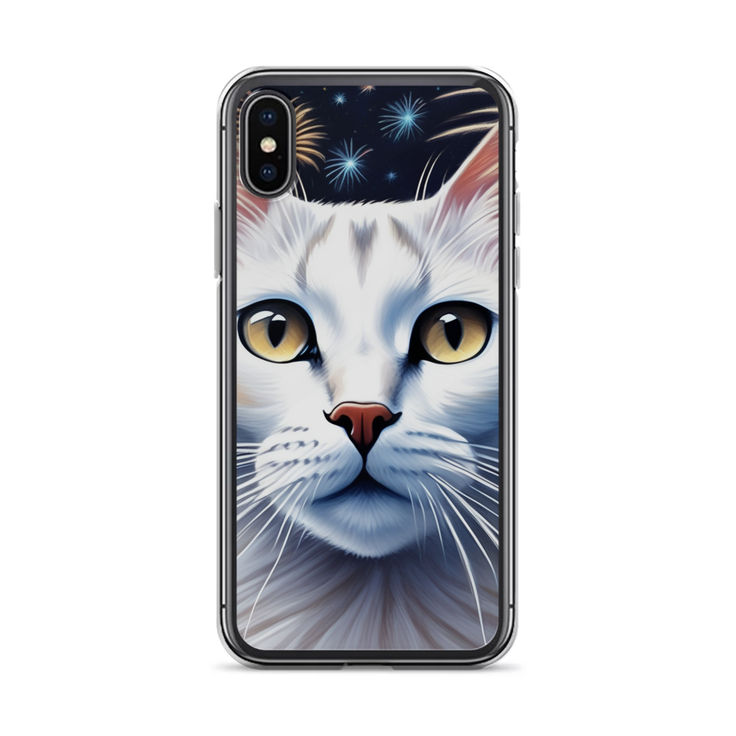 PugMug Custom White Abyssinian Cat iPhone Case