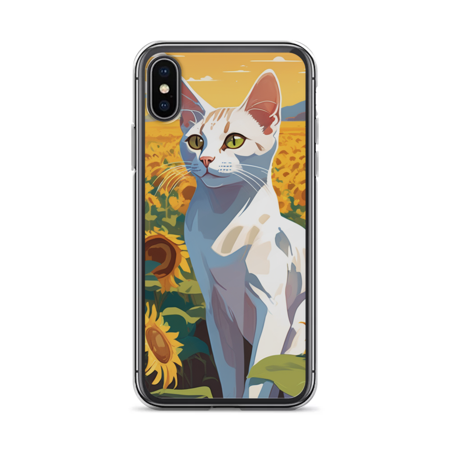 PugMug Custom White Abyssinian Cat iPhone Case