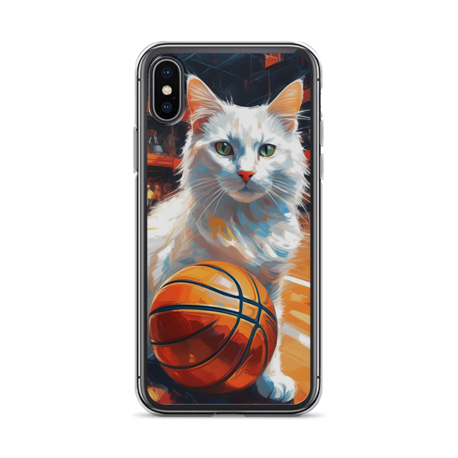 PugMug Custom White Companion Cat iPhone Case
