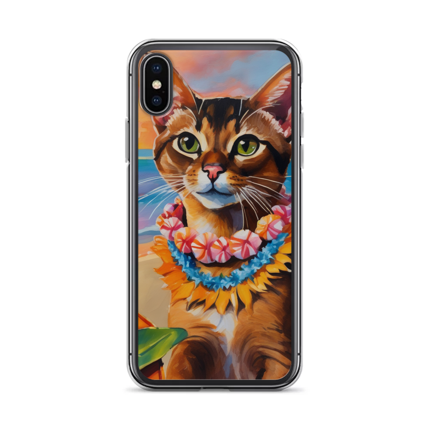 PugMug Custom Tabby Abyssinian Cat iPhone Case