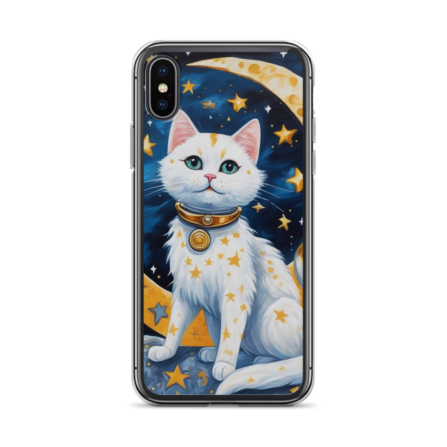PugMug Custom White Companion Cat iPhone Case