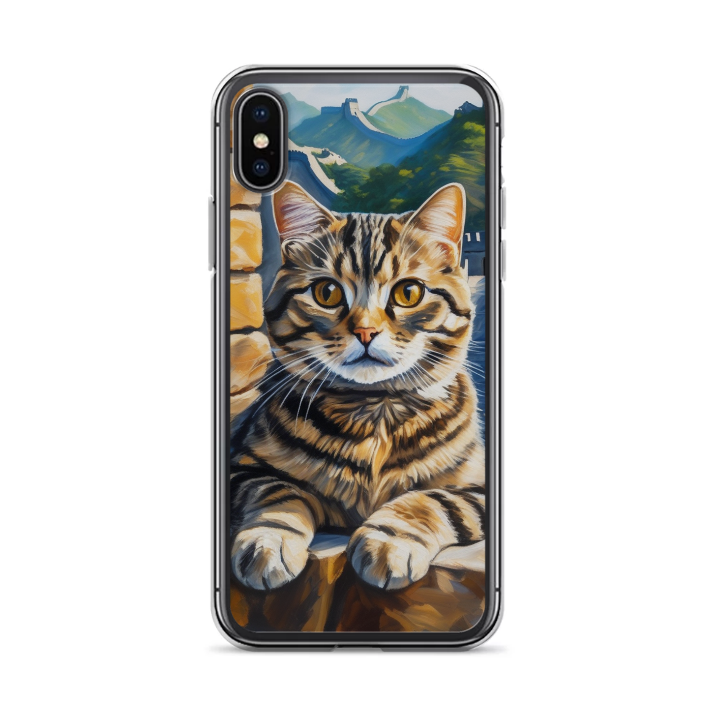PugMug Custom Tabby Scottish Fold Cat iPhone Case