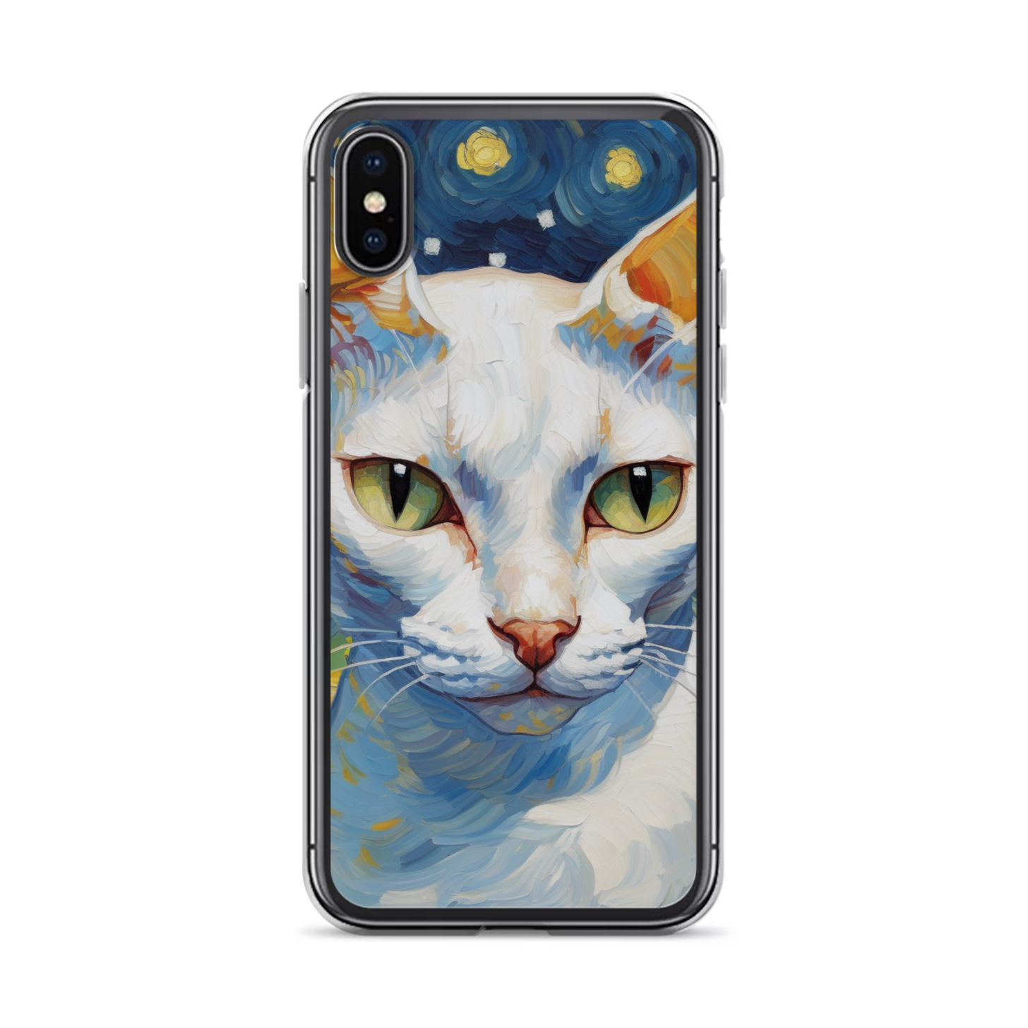 PugMug Custom White Devon Rex Cat iPhone Case