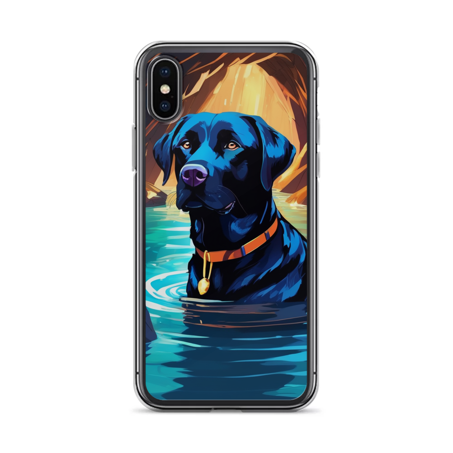PugMug Custom Black Labrador Retriever iPhone Case