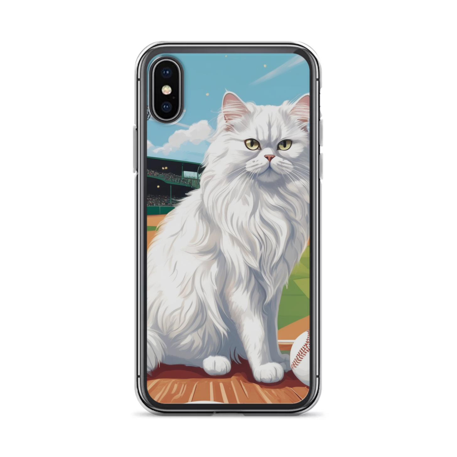 PugMug Custom White Persian Cat iPhone Case