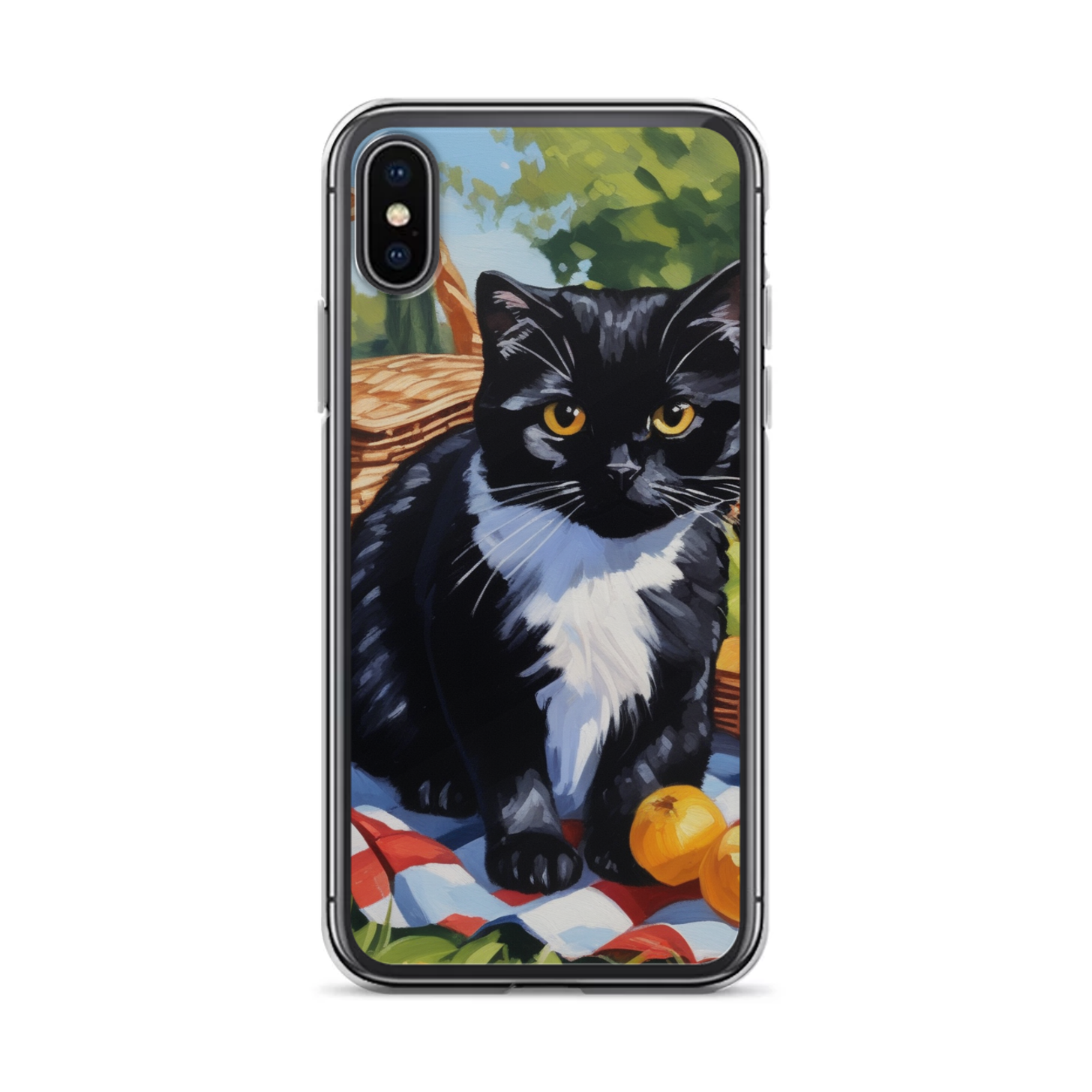 PugMug Custom Black Scottish Fold Cat iPhone Case