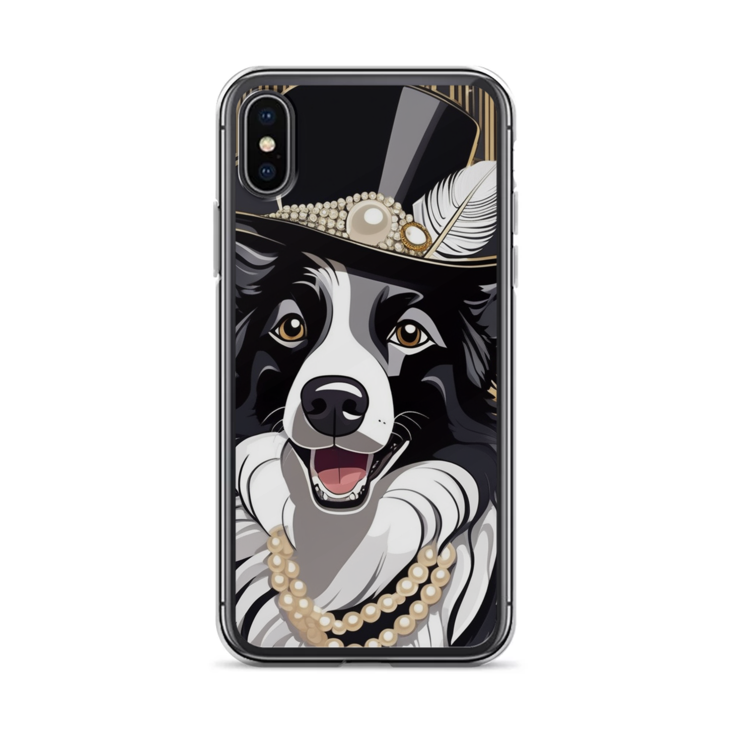 PugMug Custom Border Collie iPhone Case