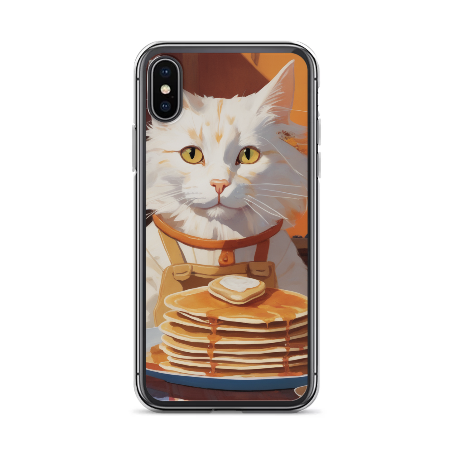 PugMug Custom White Companion Cat iPhone Case