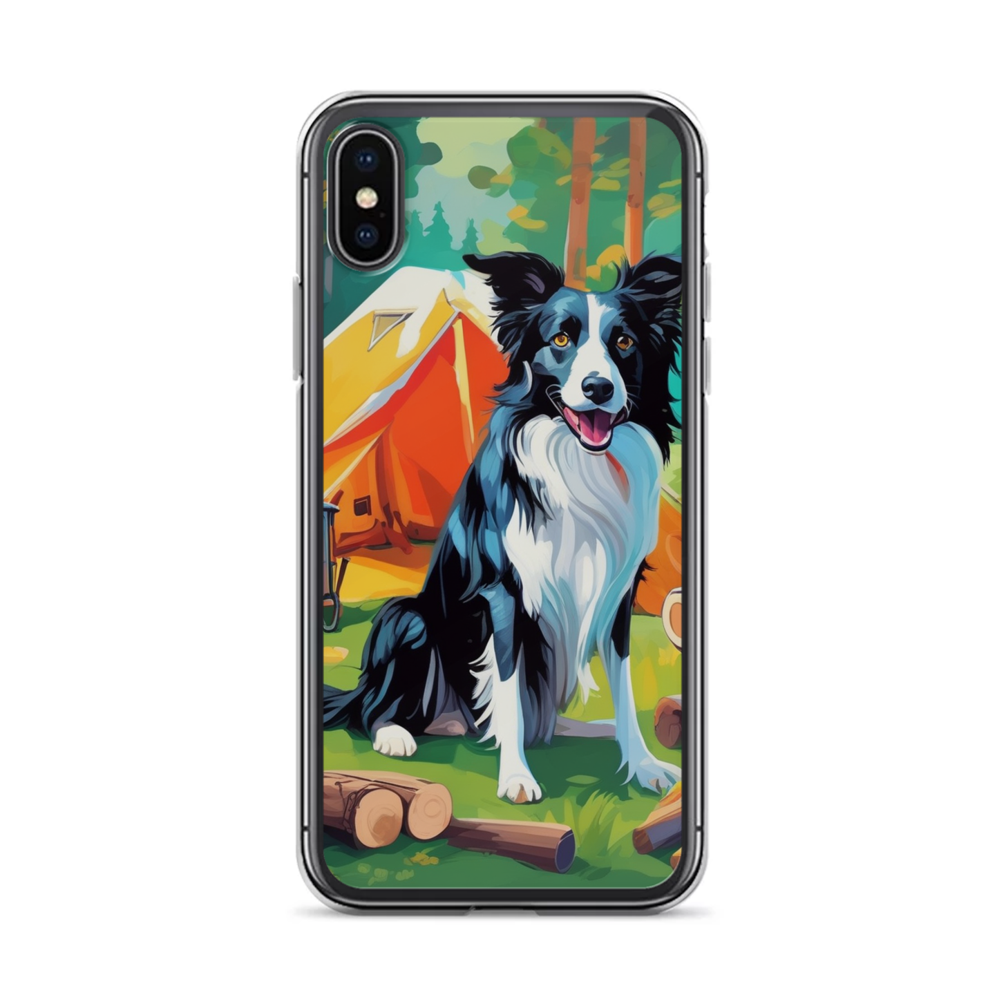 PugMug Custom Border Collie iPhone Case