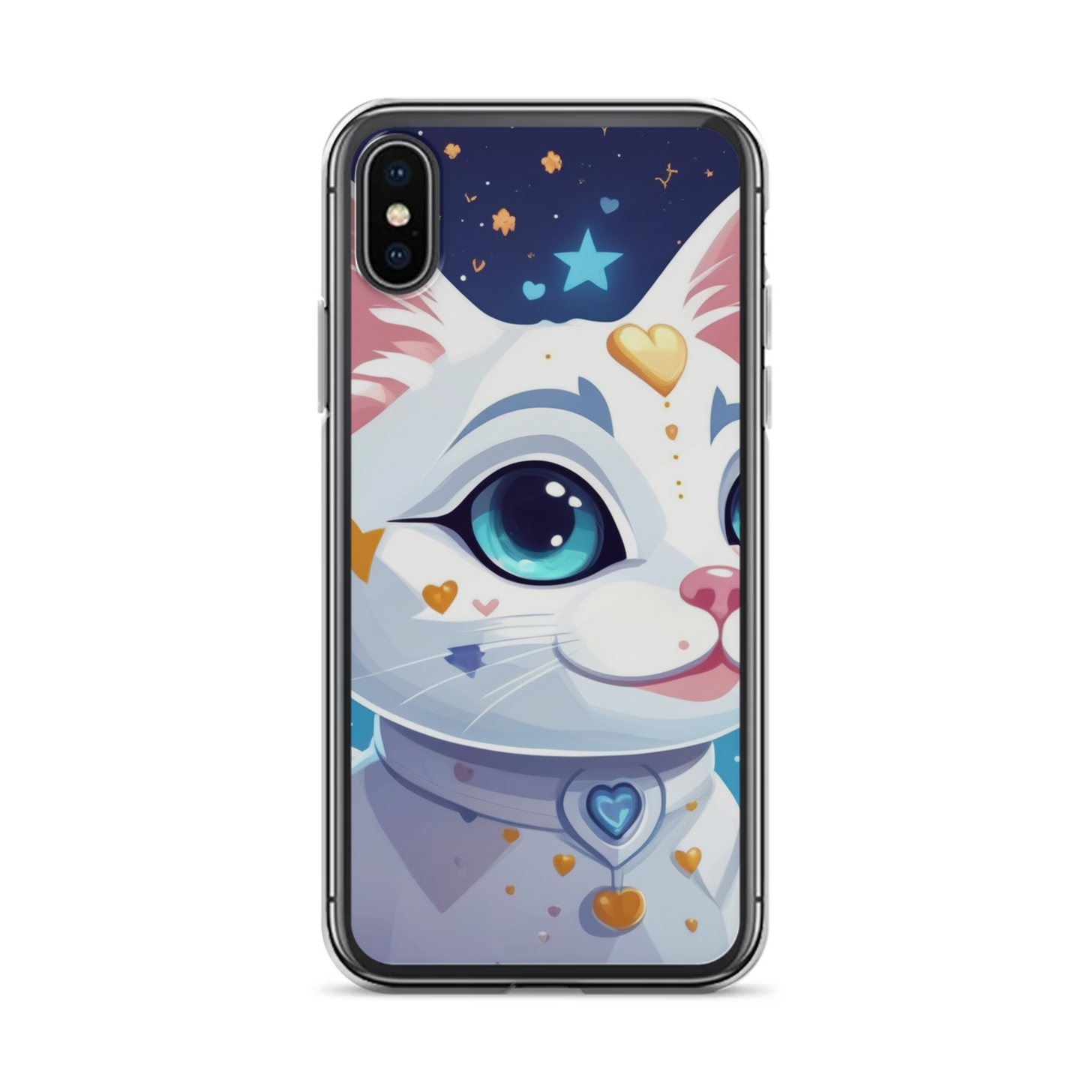 PugMug Custom White Companion Cat iPhone Case