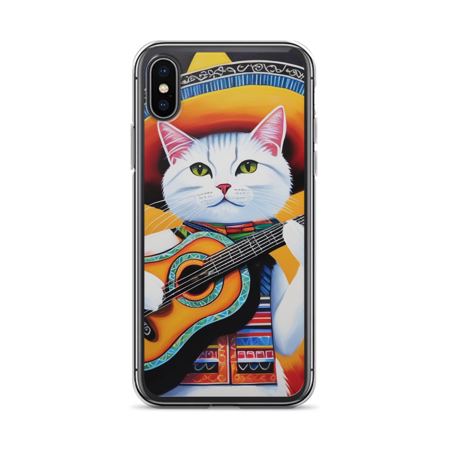 PugMug Custom White Companion Cat iPhone Case