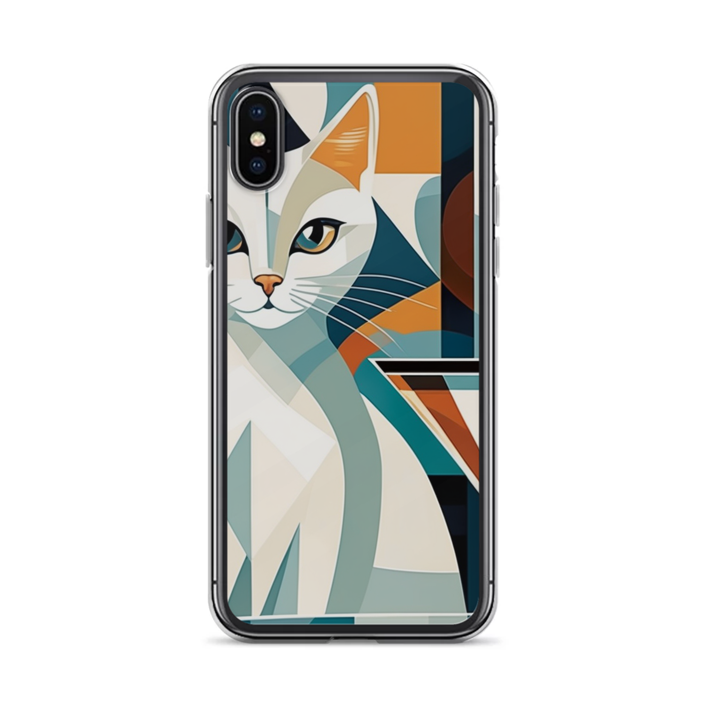 PugMug Custom White Companion Cat iPhone Case