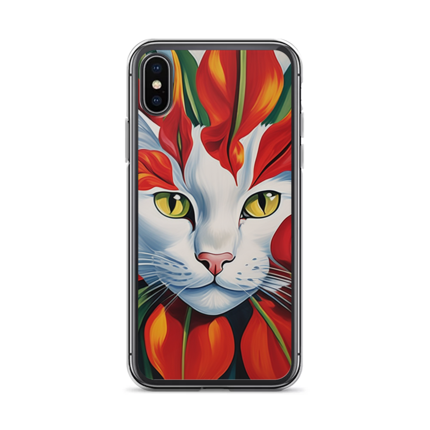 PugMug Custom White Companion Cat iPhone Case