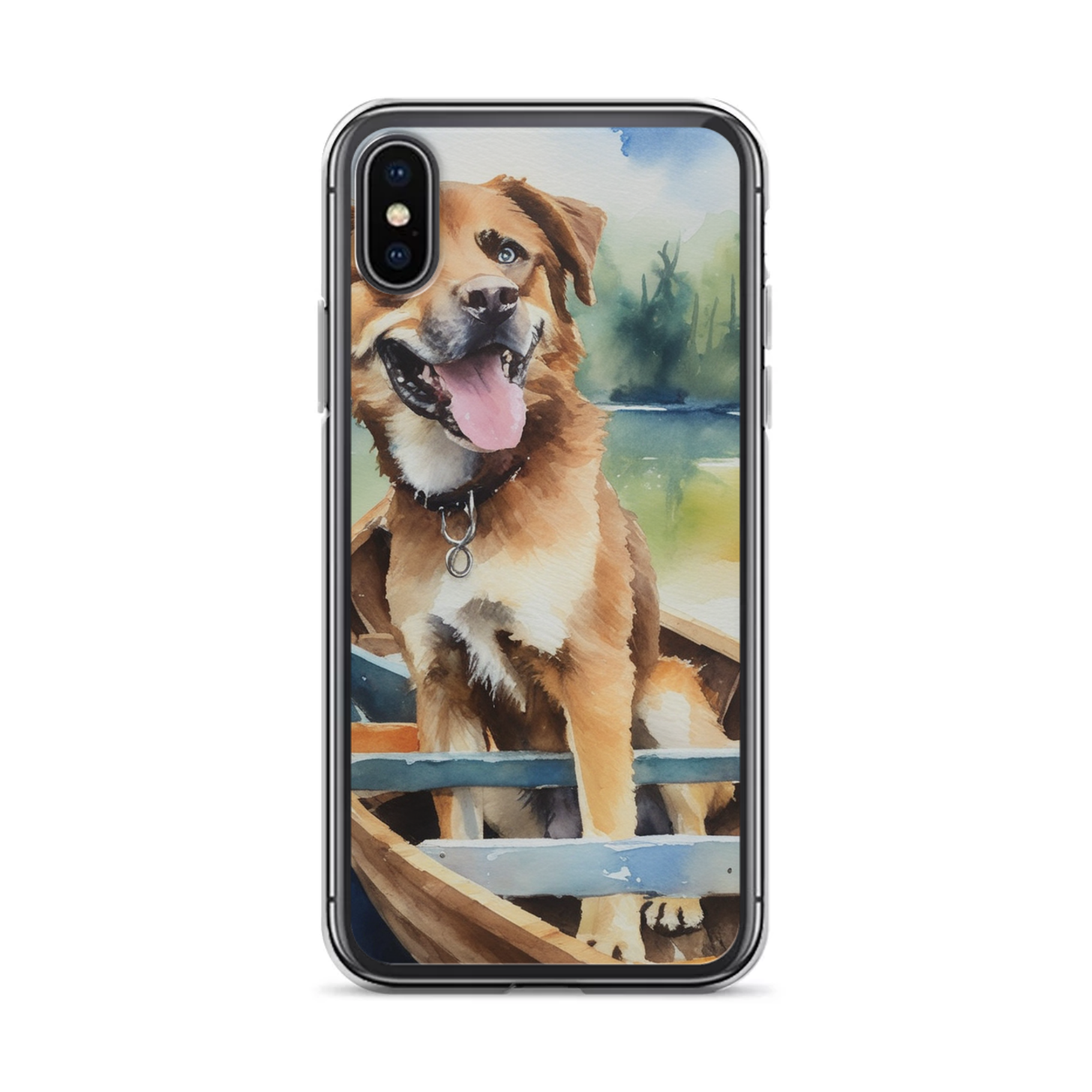 PugMug Custom Blue iPhone Case