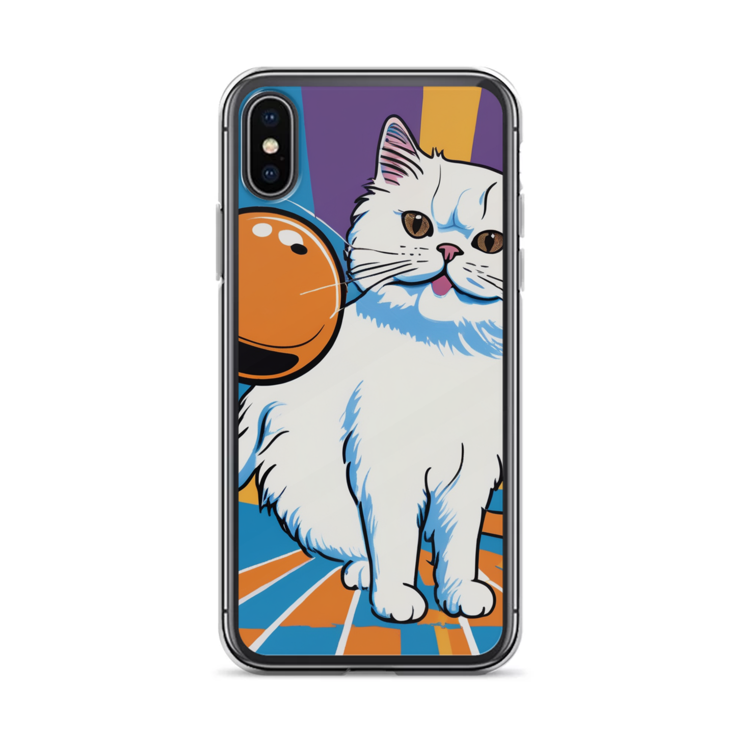 PugMug Custom White Persian Cat iPhone Case