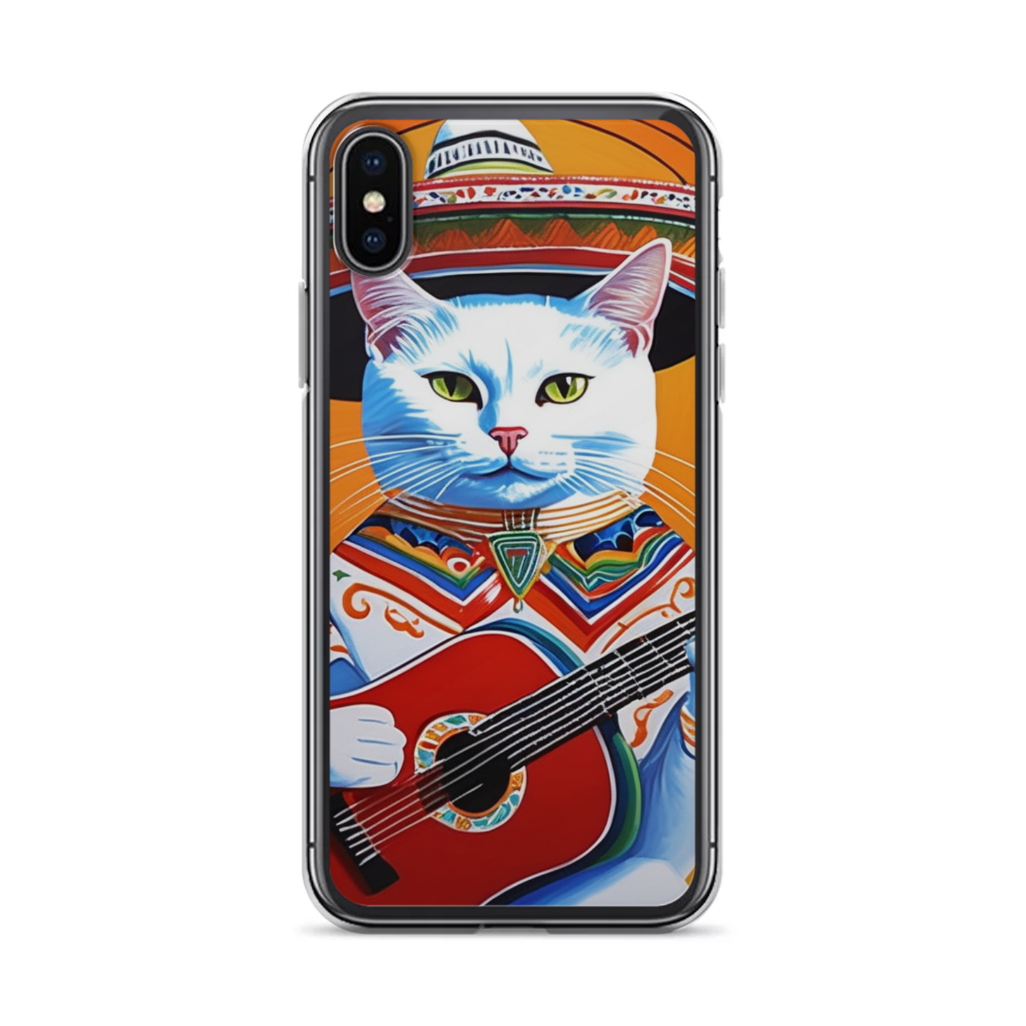 PugMug Custom White Companion Cat iPhone Case