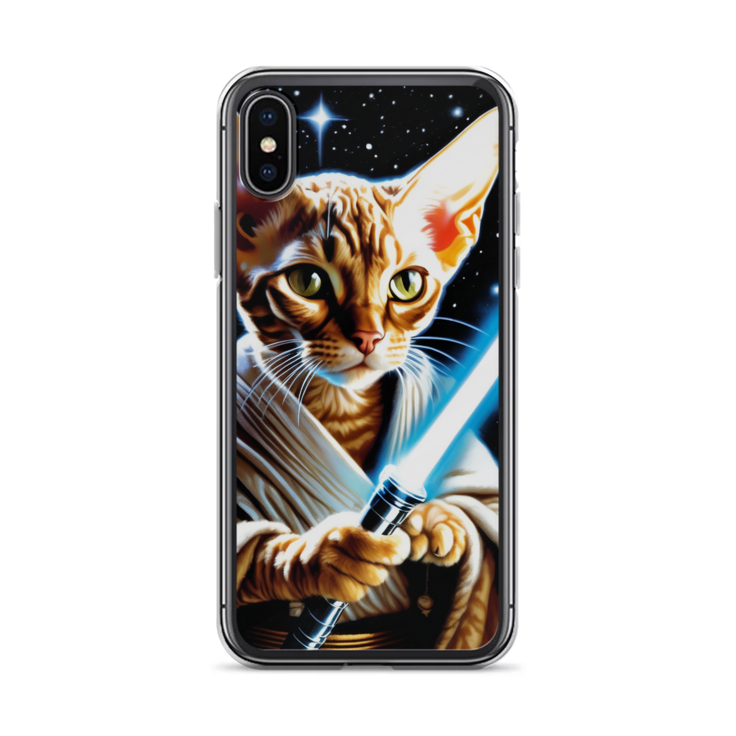 PugMug Custom Tabby Devon Rex Cat iPhone Case