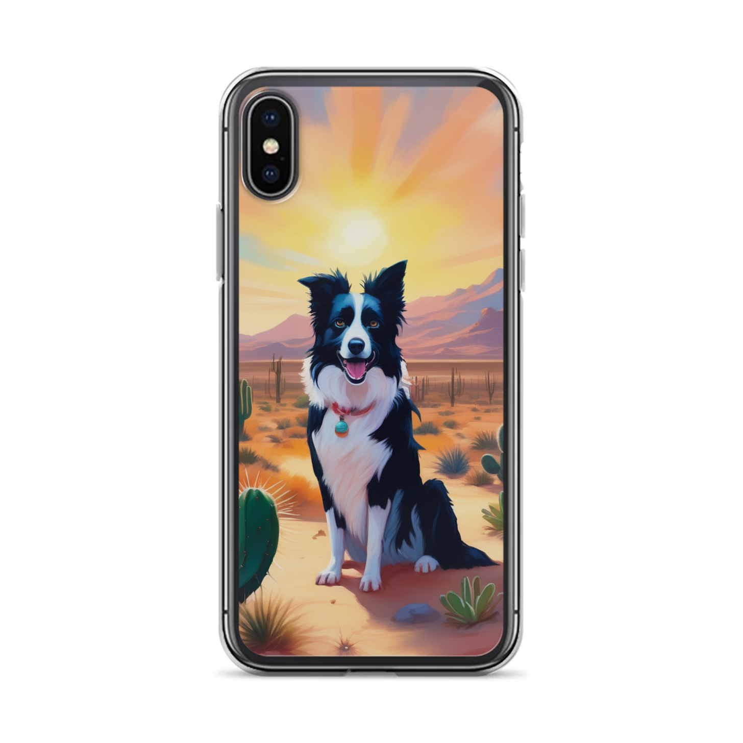 PugMug Custom Border Collie iPhone Case