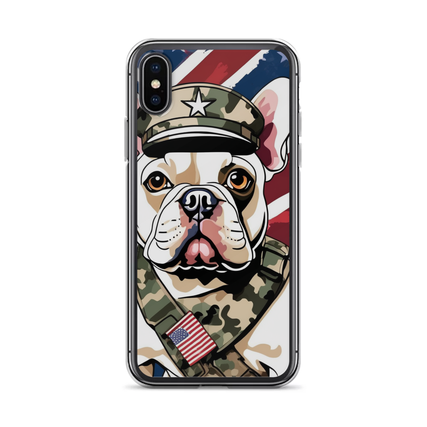 PugMug Custom White French Bulldog iPhone Case