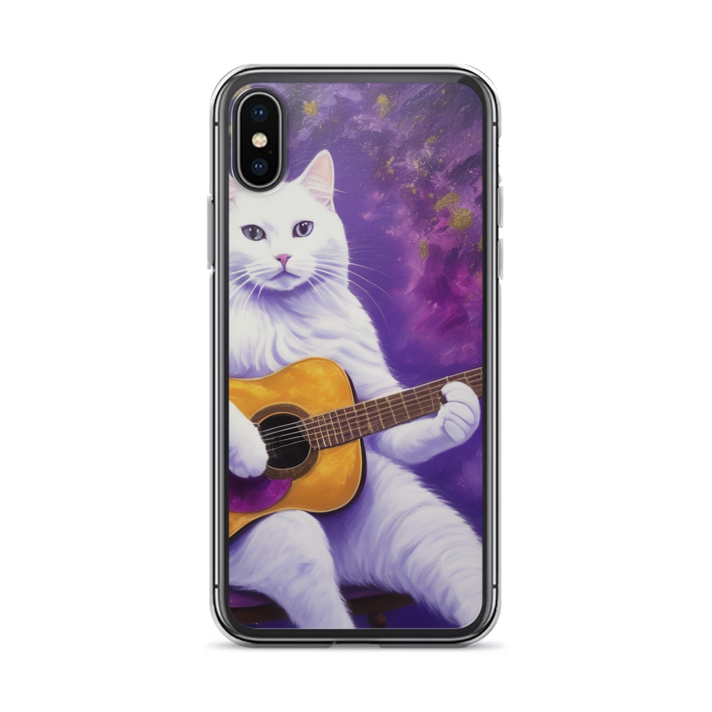 PugMug Custom White Companion Cat iPhone Case