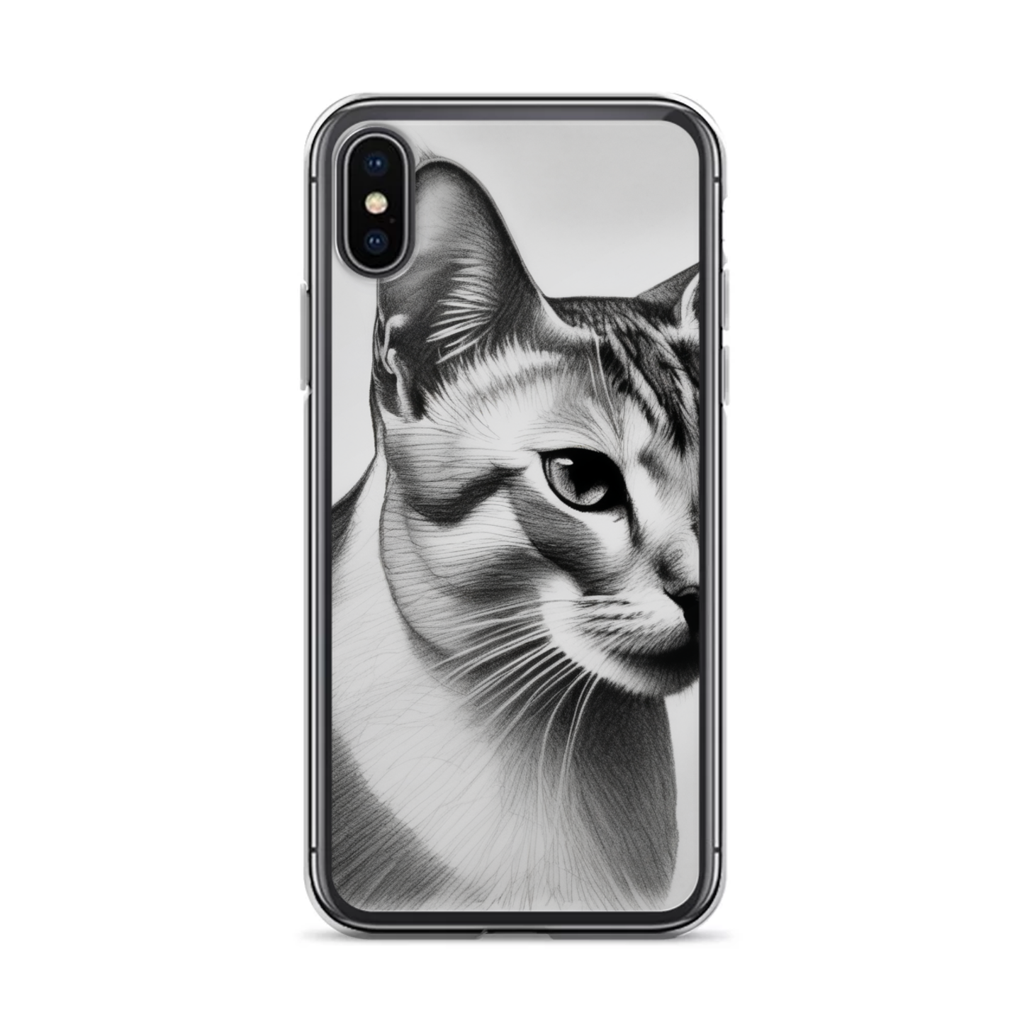 PugMug Custom White Abyssinian Cat iPhone Case