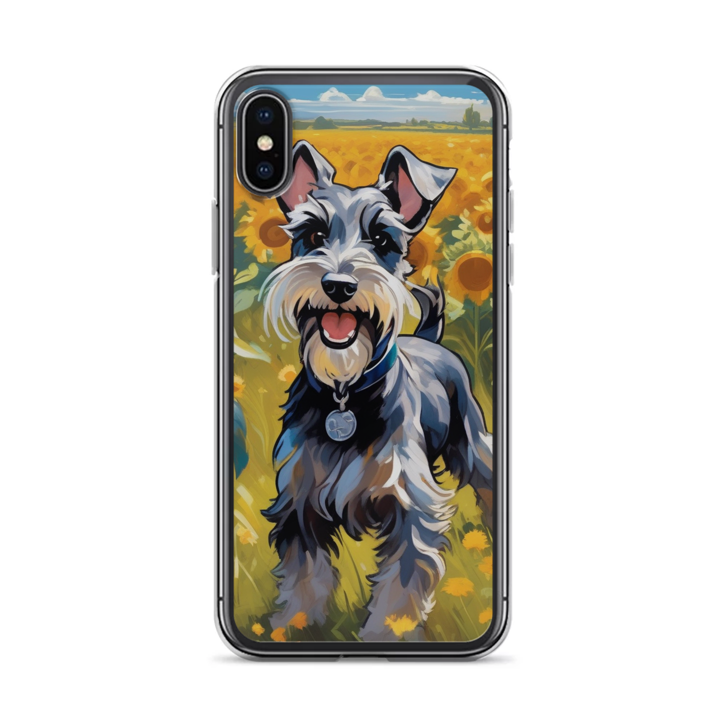 PugMug Custom Miniature Schnauzer iPhone Case
