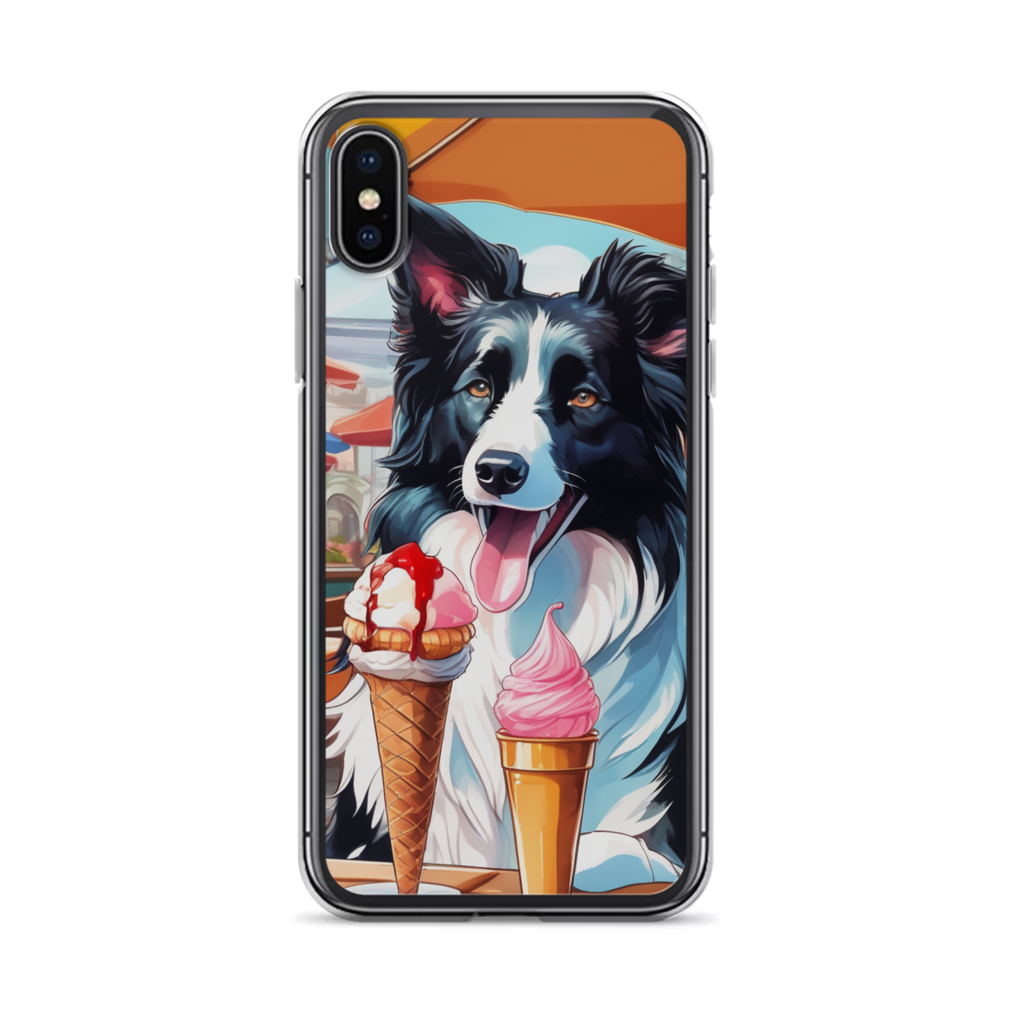 PugMug Custom Border Collie iPhone Case