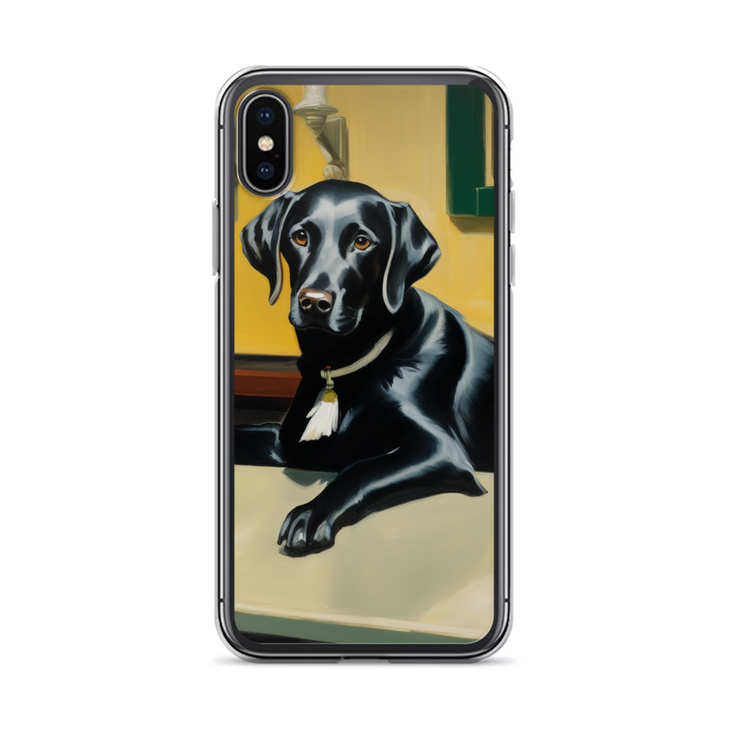 PugMug Custom Black Labrador Retriever iPhone Case