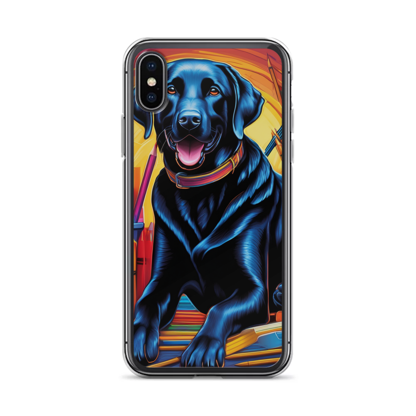 PugMug Custom Black Labrador Retriever iPhone Case