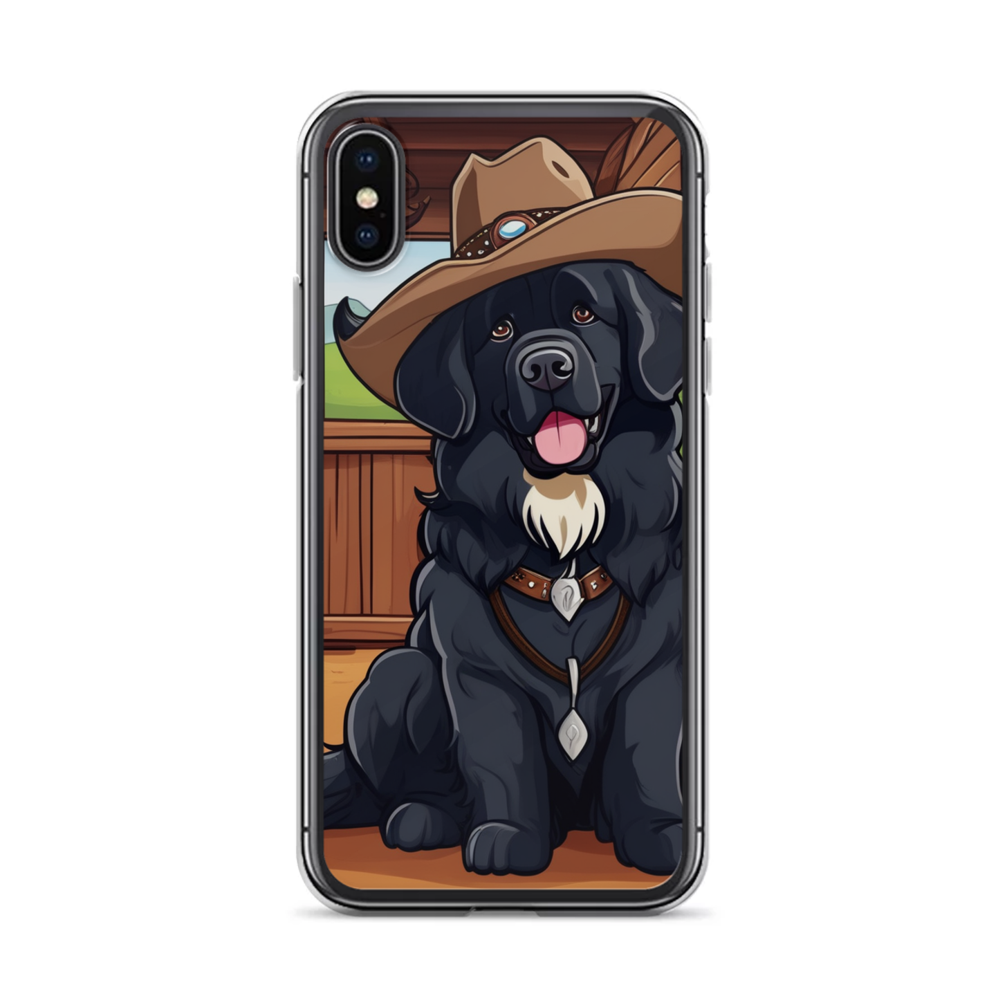 PugMug Custom Newfoundland iPhone Case