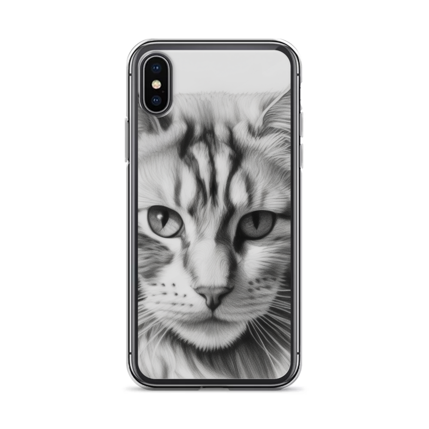 PugMug Custom White Maine Coon Cat iPhone Case