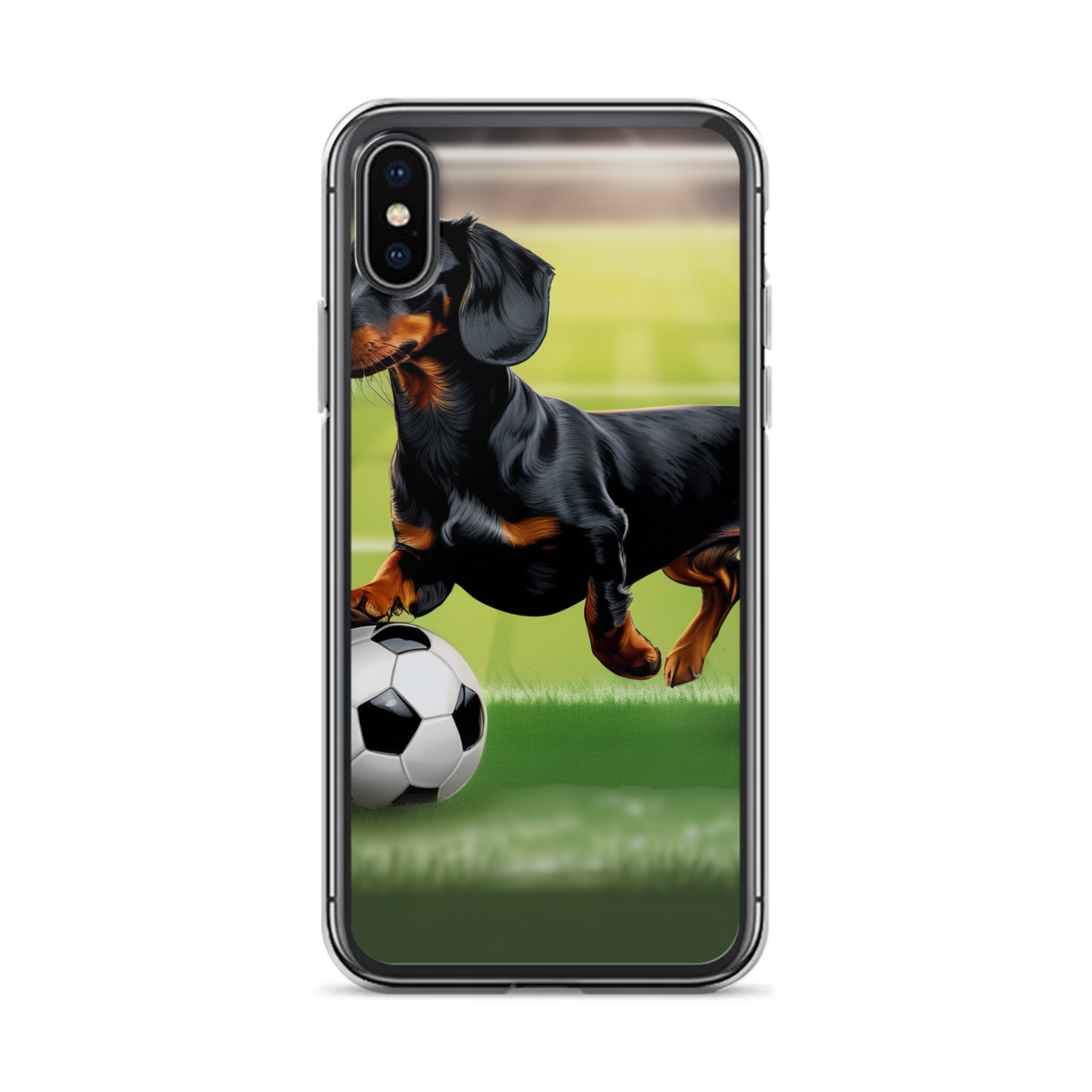 PugMug Custom Black Dachshund iPhone Case