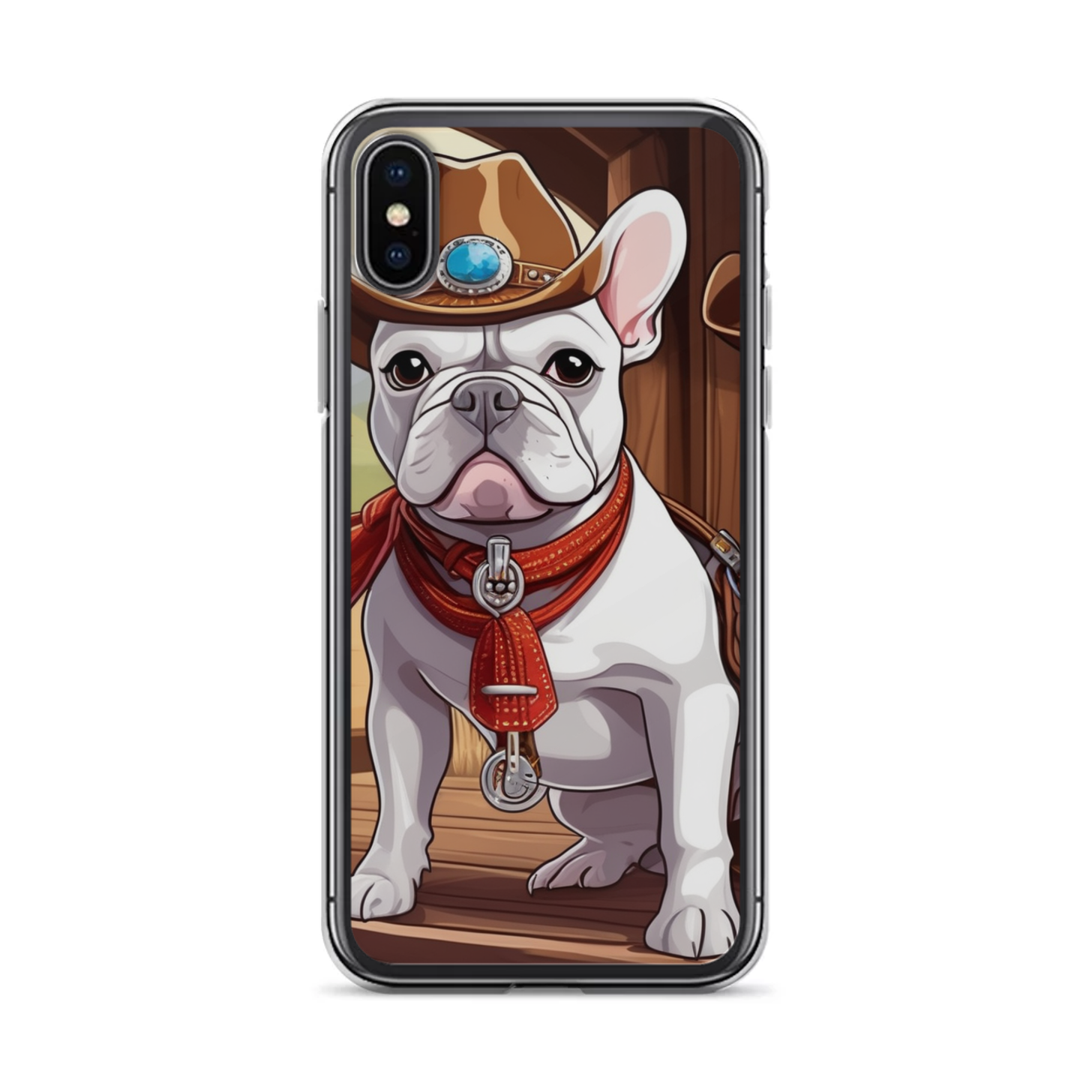 PugMug Custom White French Bulldog iPhone Case