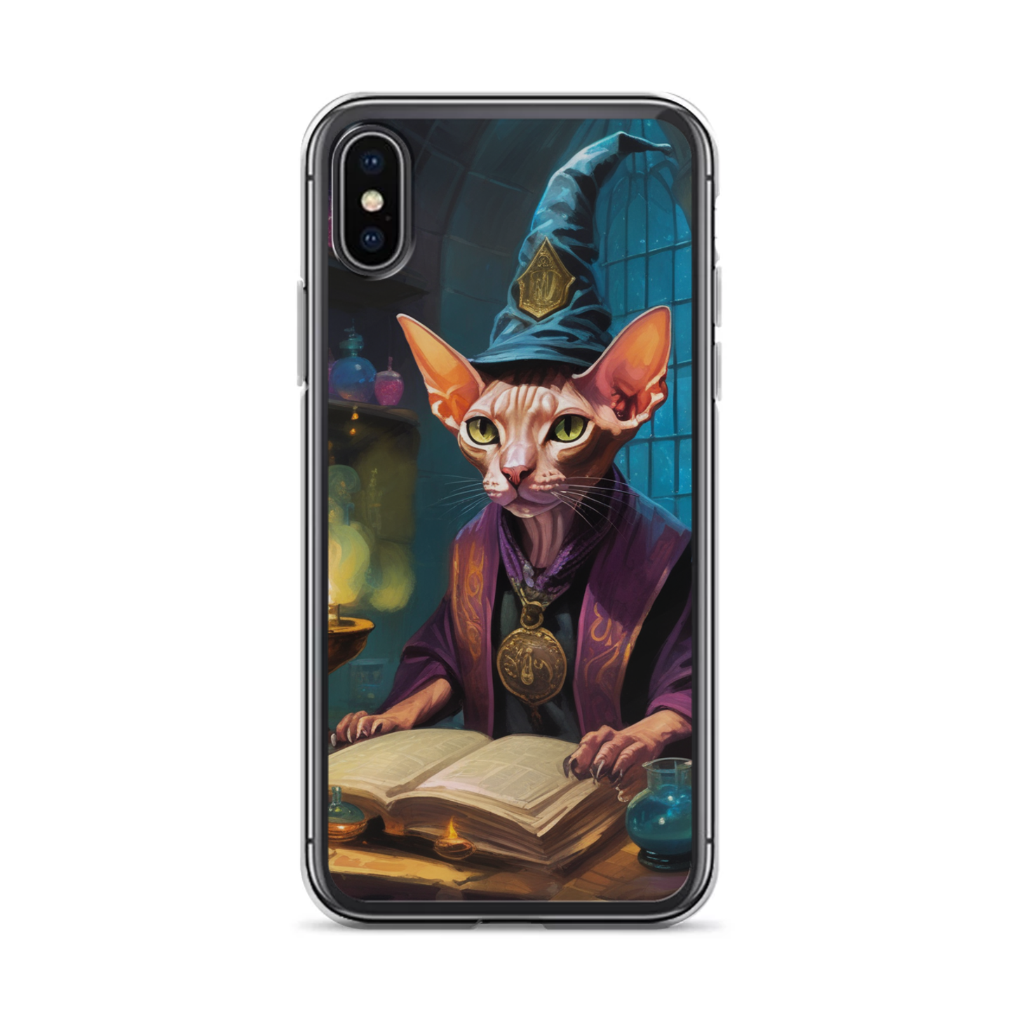 PugMug Custom Tabby Sphynx Cat iPhone Case