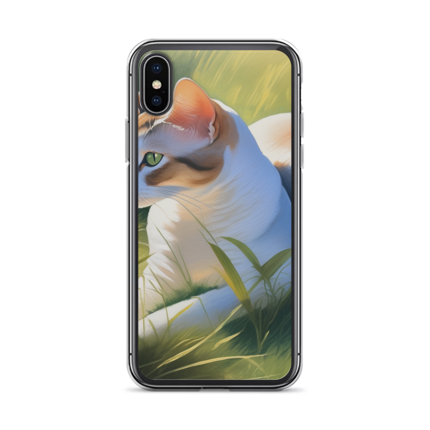 PugMug Custom White Abyssinian Cat iPhone Case