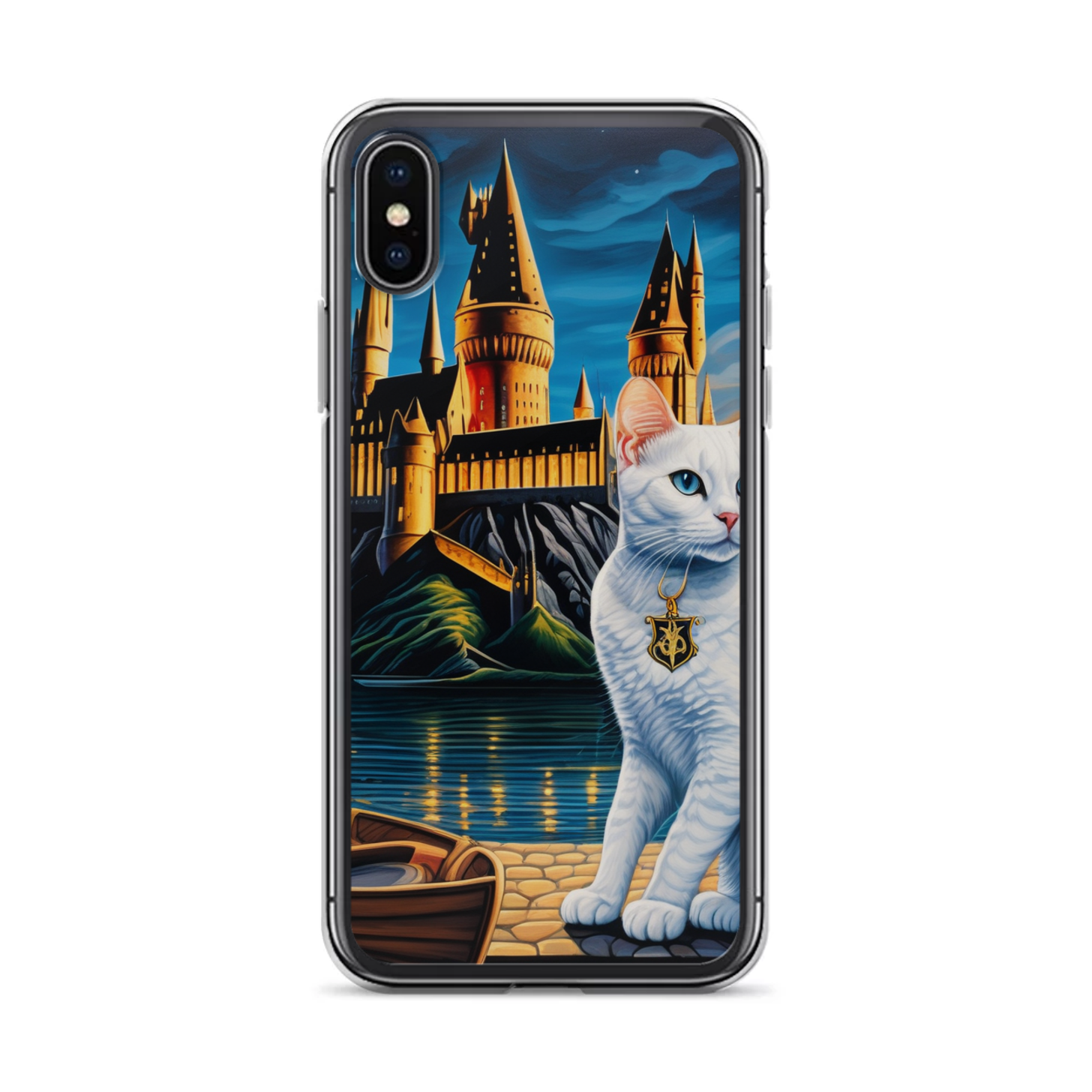 PugMug Custom White Exotic Cat iPhone Case