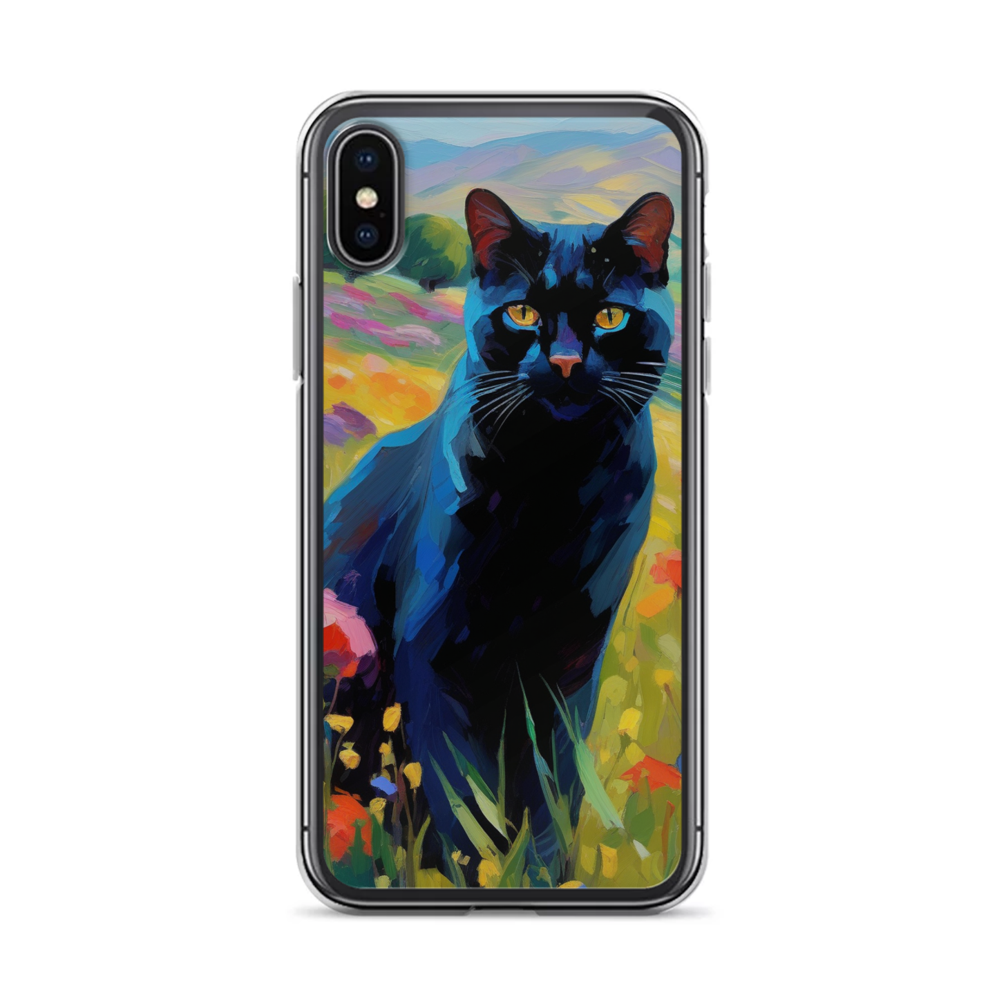 PugMug Custom Black Exotic Cat iPhone Case