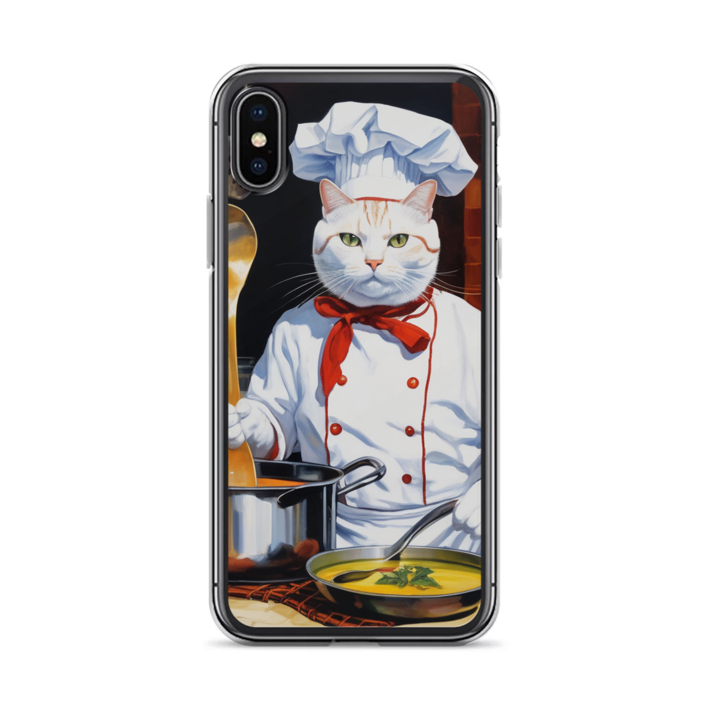 PugMug Custom White American Shorthair Cat iPhone Case