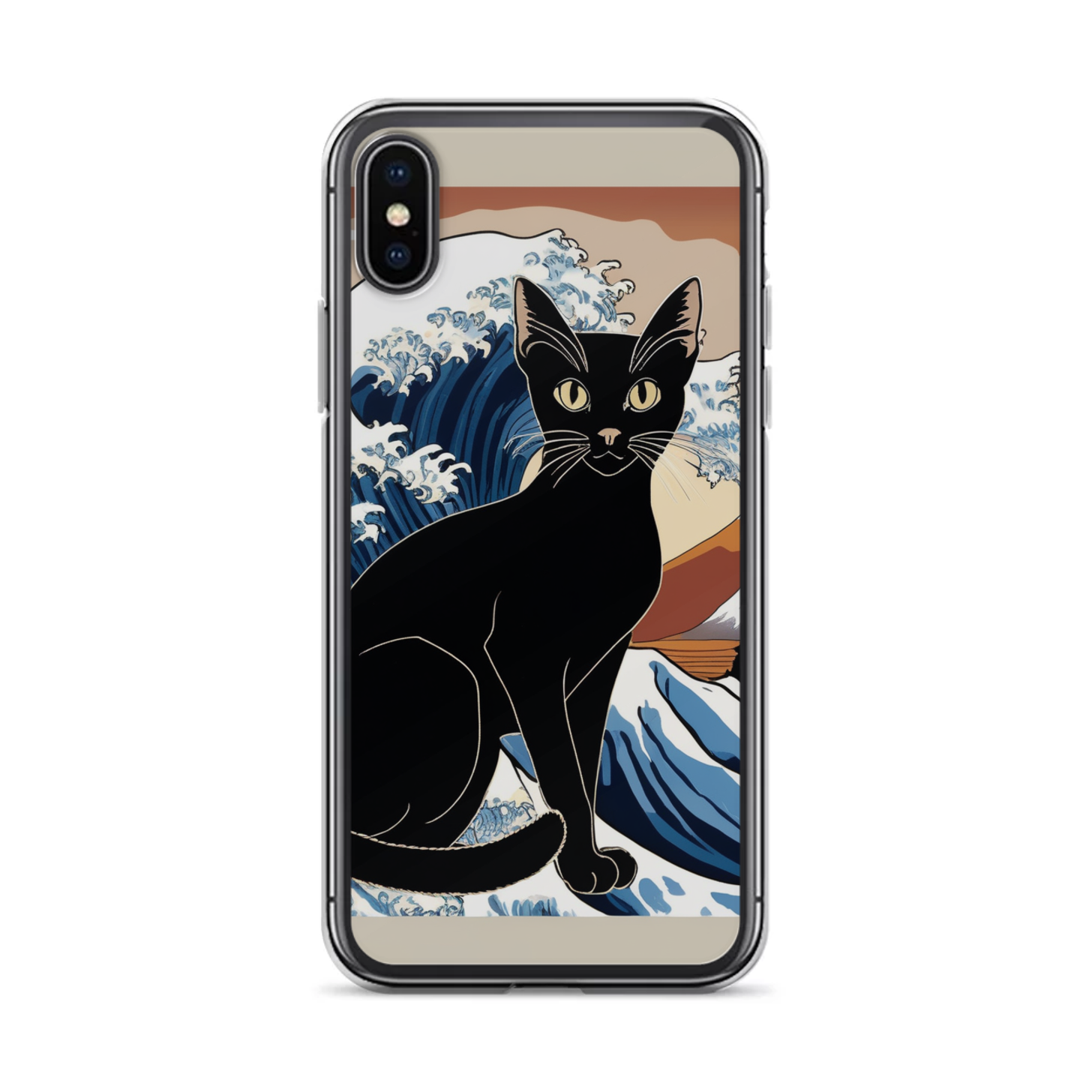PugMug Custom Black Abyssinian Cat iPhone Case