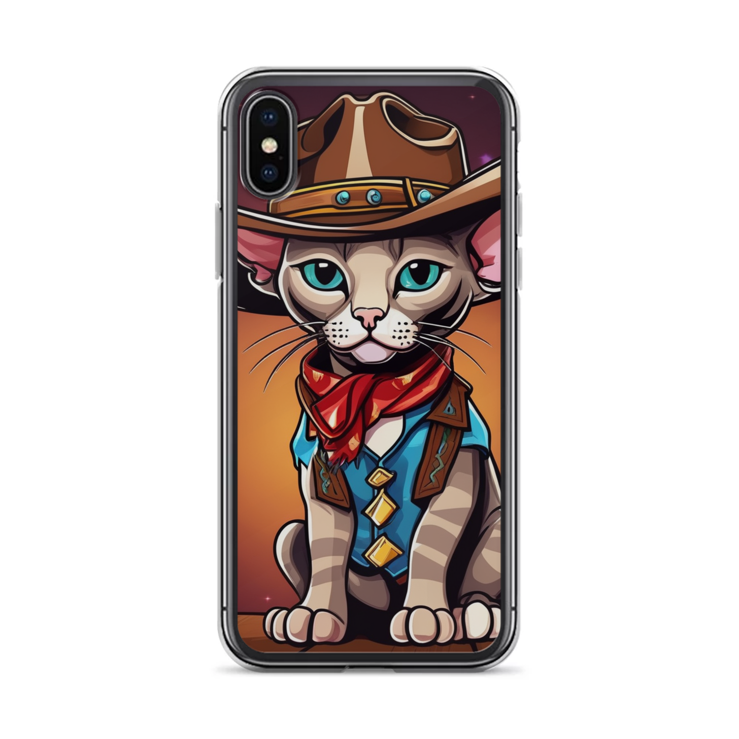 PugMug Custom Tabby Sphynx Cat iPhone Case