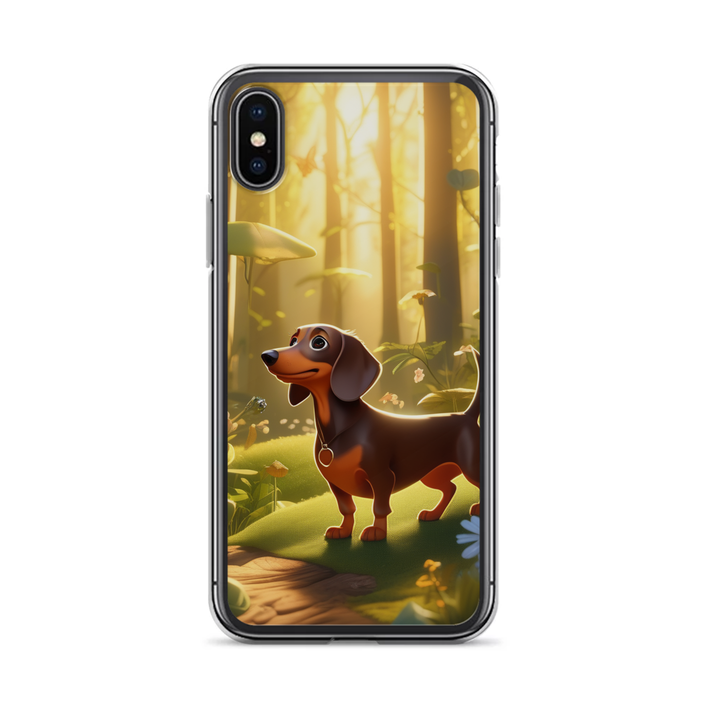 PugMug Custom Tan Dachshund iPhone Case