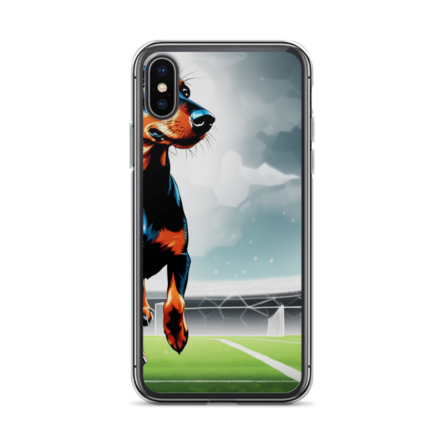 PugMug Custom Black Dachshund iPhone Case