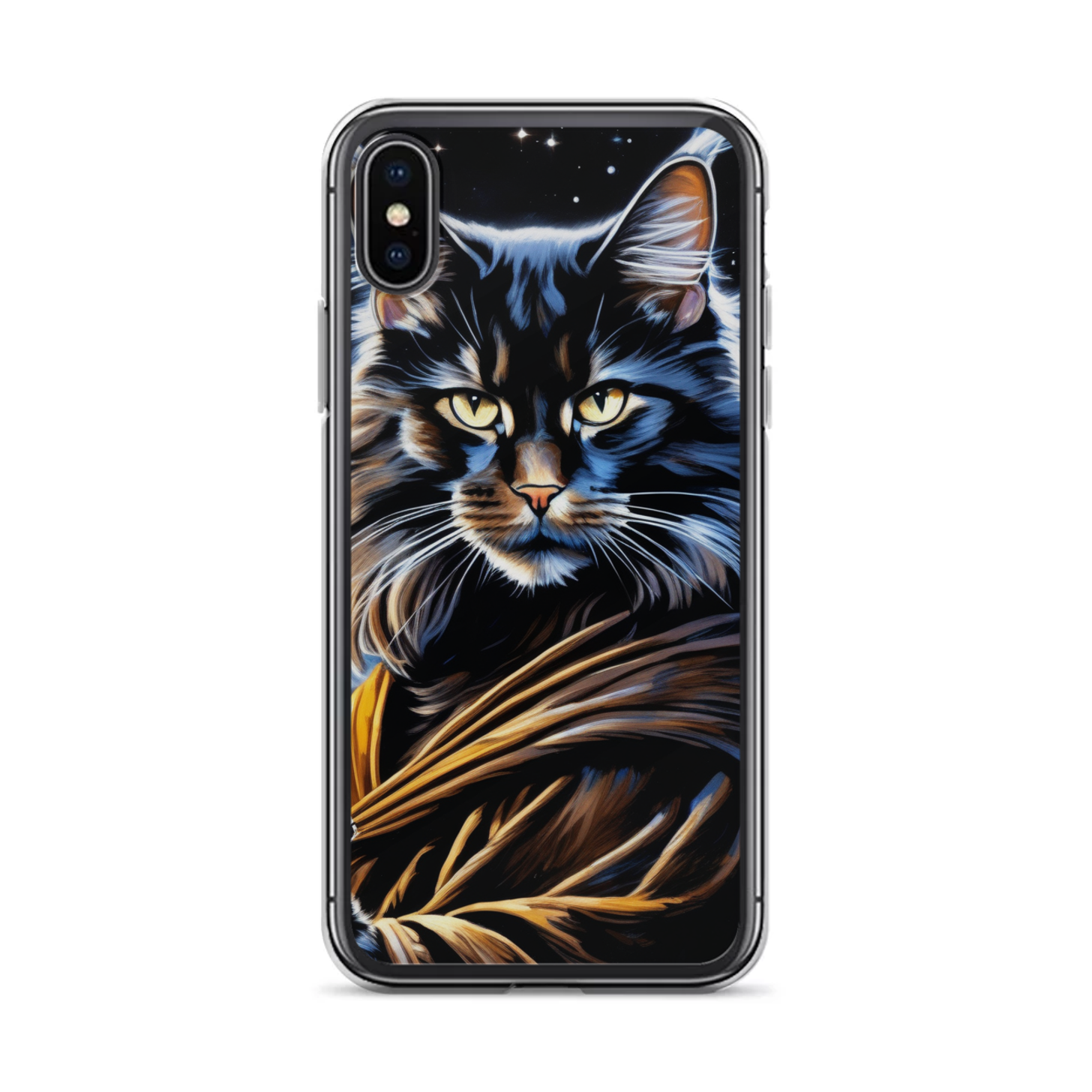 PugMug Custom Black Maine Coon Cat iPhone Case