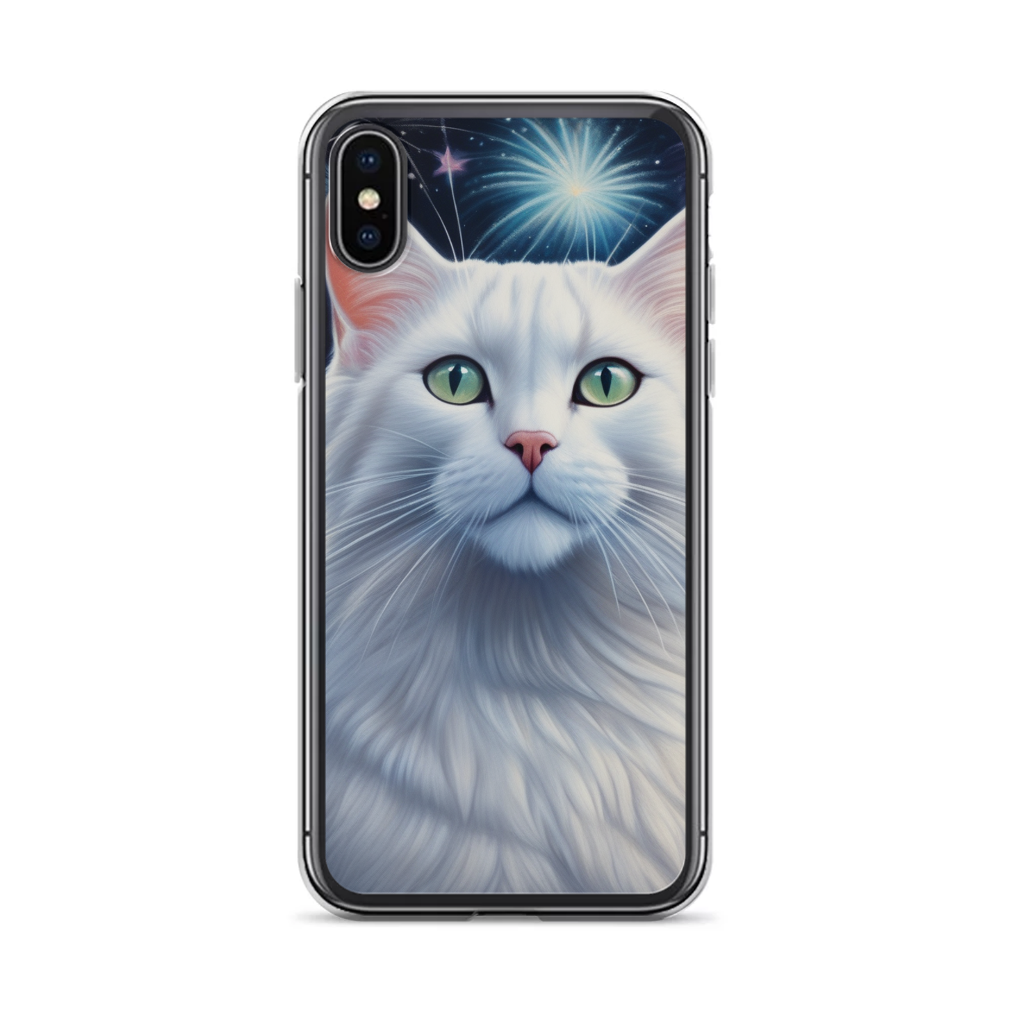 PugMug Custom White Exotic Cat iPhone Case