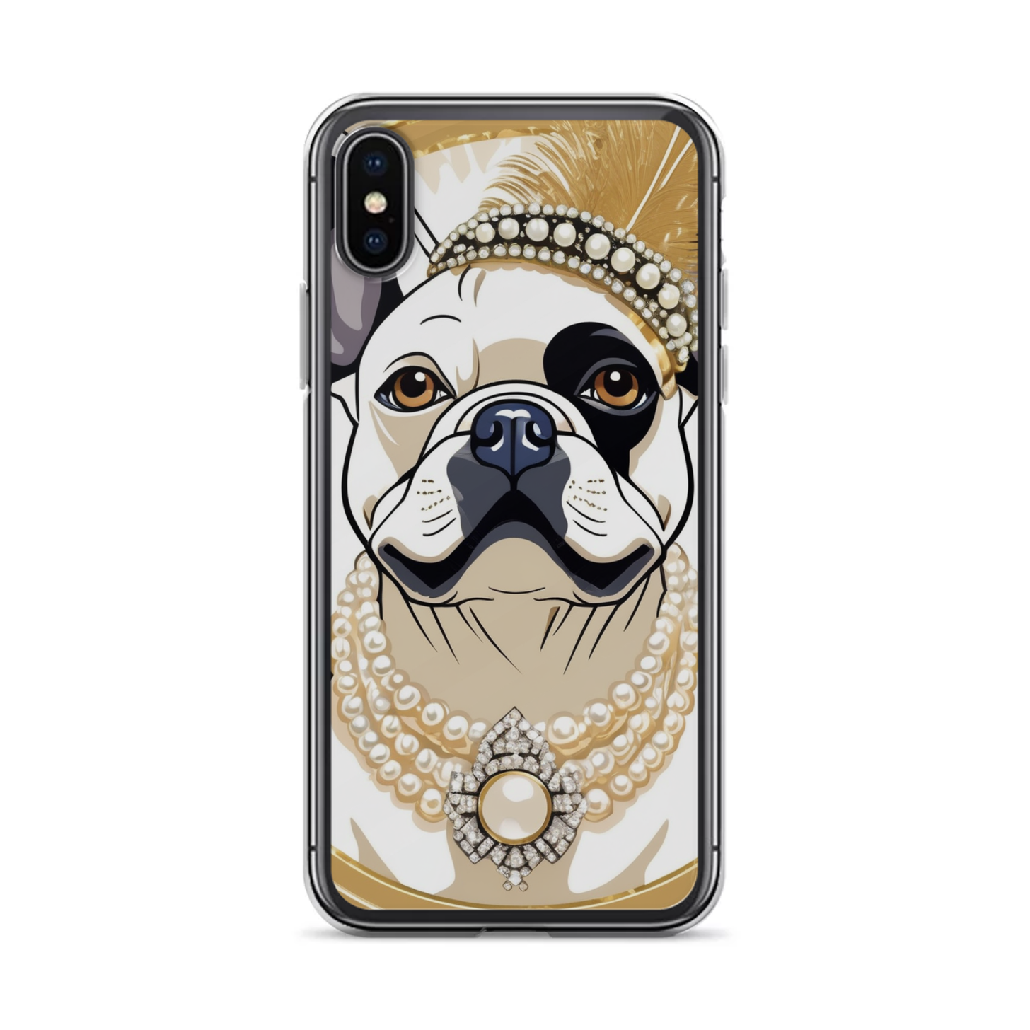 PugMug Custom White French Bulldog iPhone Case